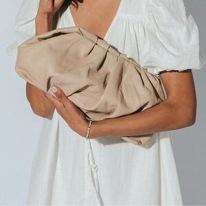 Cleobella Gigi Clutch in Bone